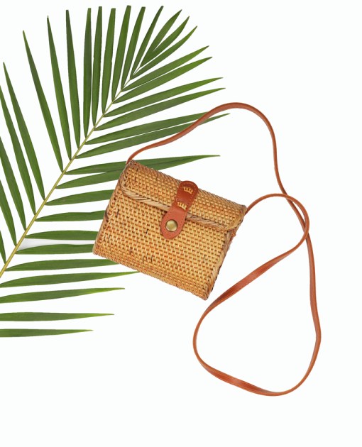 Wallet brown rectangular bag