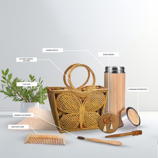 bamboo products for women , stylish eco-friendly , unique gift , trendy , handmade, handcrafted, handwoven