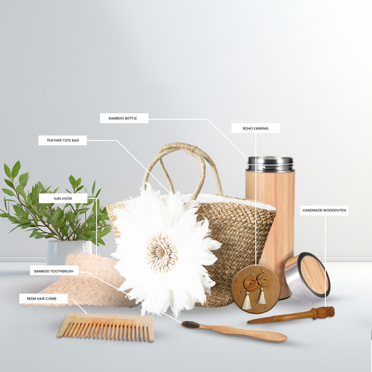 bamboo products for women , stylish eco-friendly , unique gift , trendy , handmade, handcrafted, handwoven