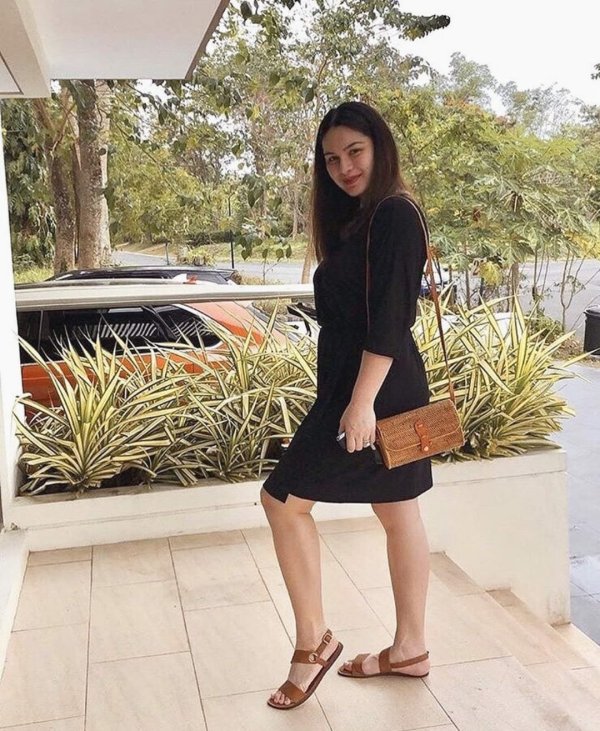 Hippie @ Heart Brown rectangular brown bag