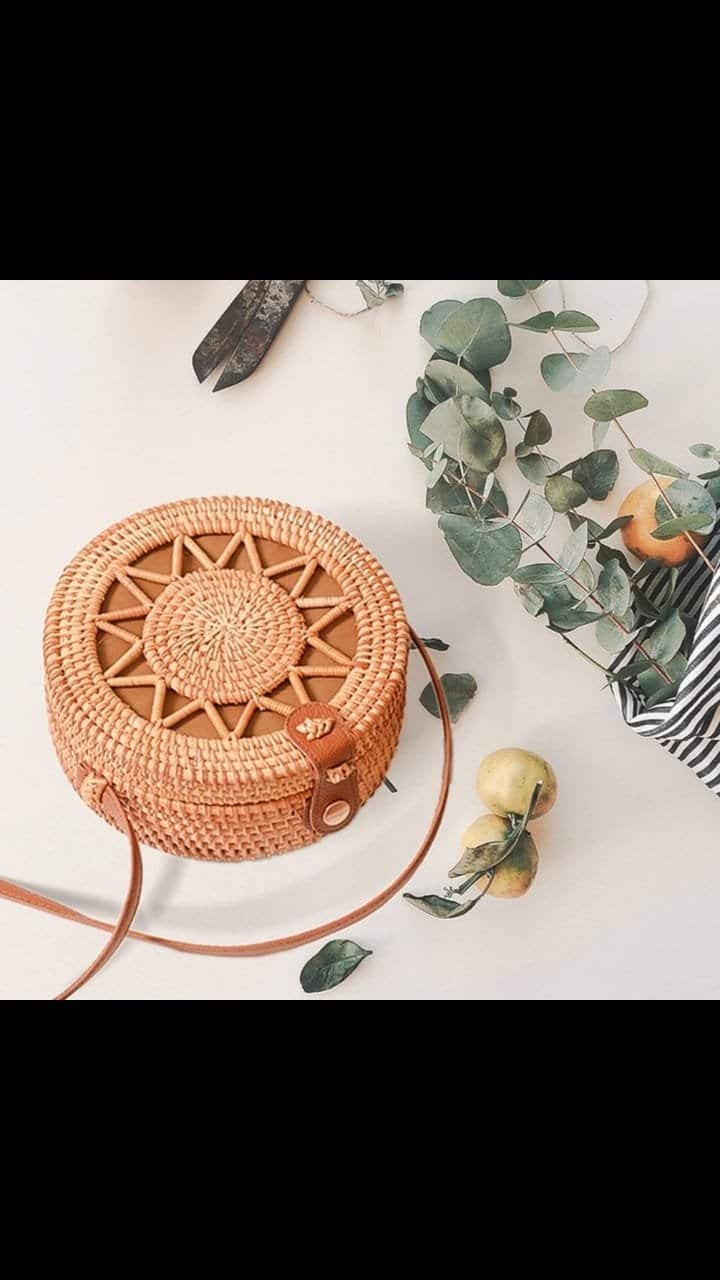 Eco Star Brown Round Bag