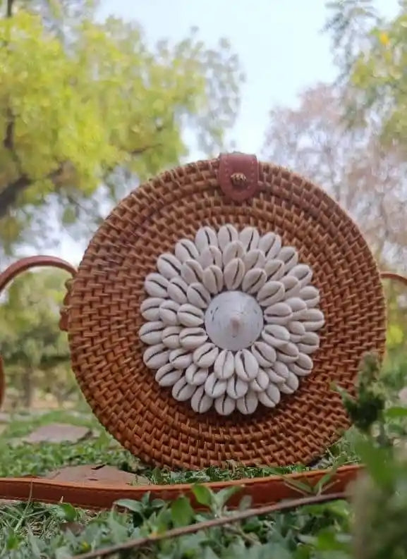 Boho You Brown Round shell / Kaodhi Bag