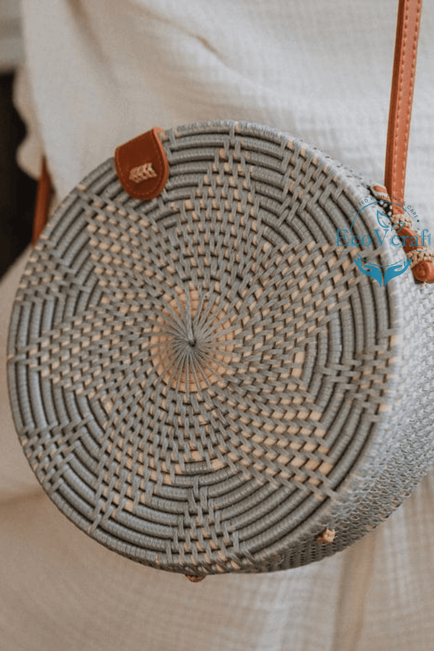 Star Grey Round Sling Bag