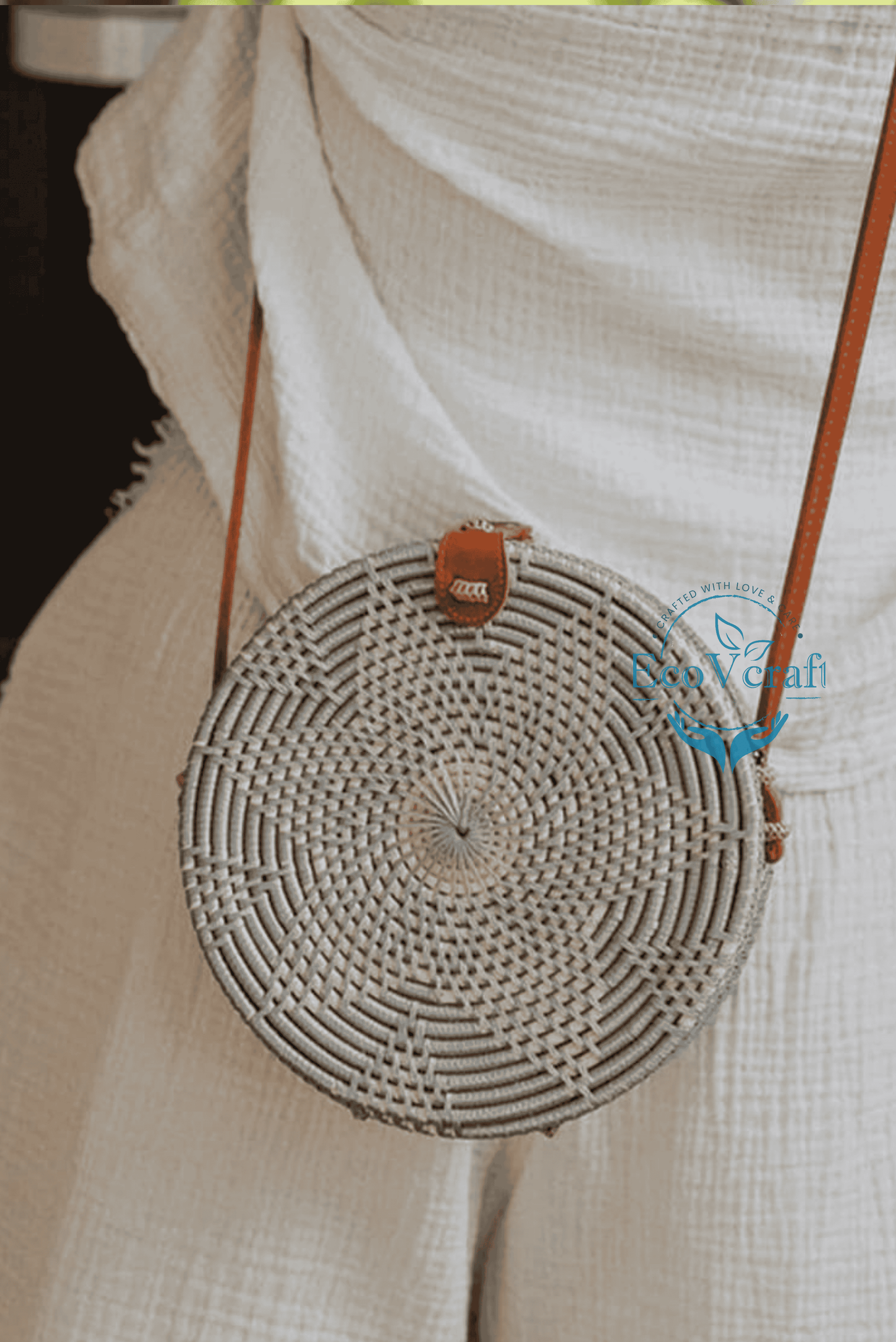 Star Grey Round Sling Bag