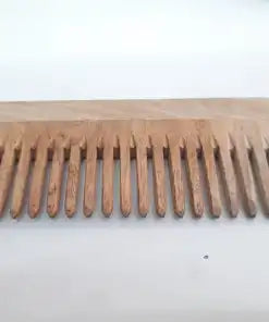 Neem Wood Comb – Fine and Wide Teeth