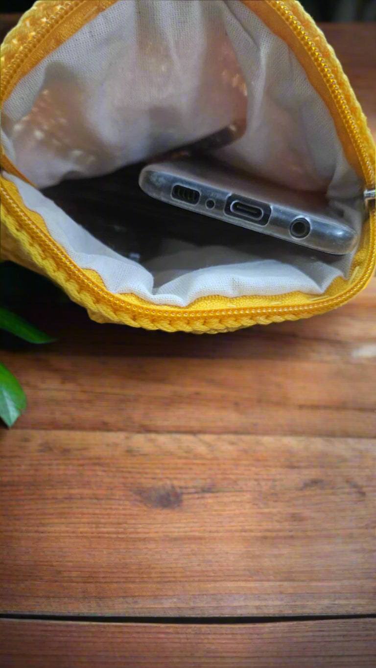 Sunflower Crochet Sling Bag