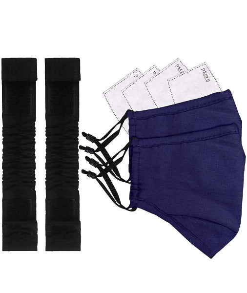 Navy Blue Breathable Fashion Mask
