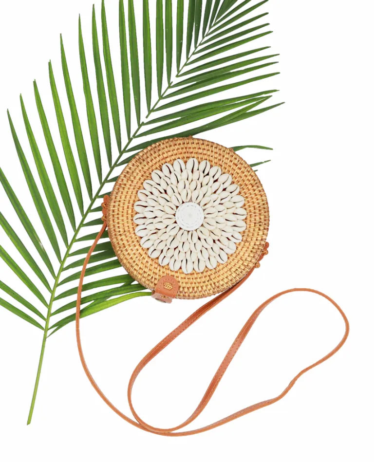 Boho You Brown Round shell / Kaodhi Bag
