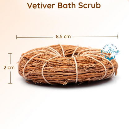 EcoVcraft Vetiver Natural Loofah / Scrubber