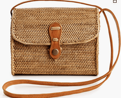 Wallet brown rectangular bag