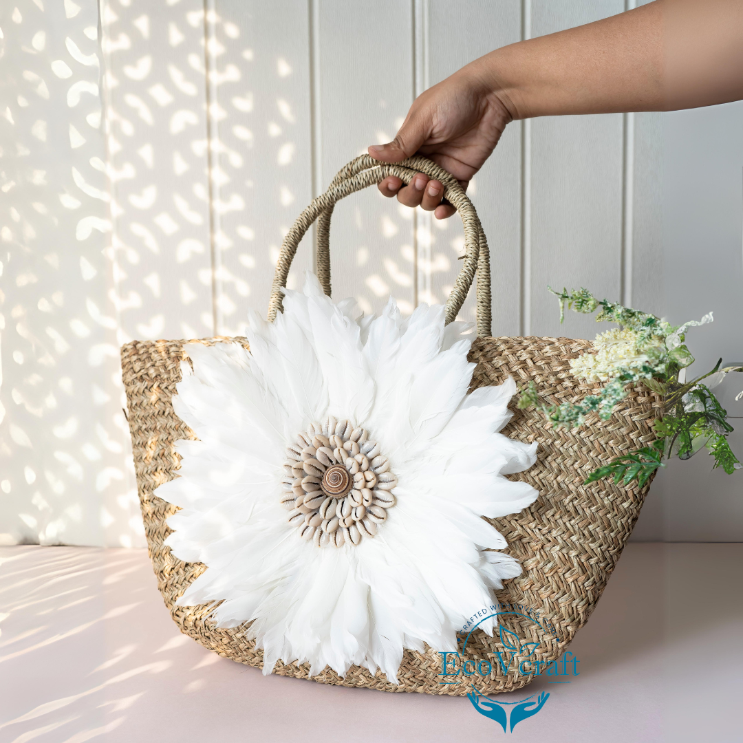 Feather Tote Bag