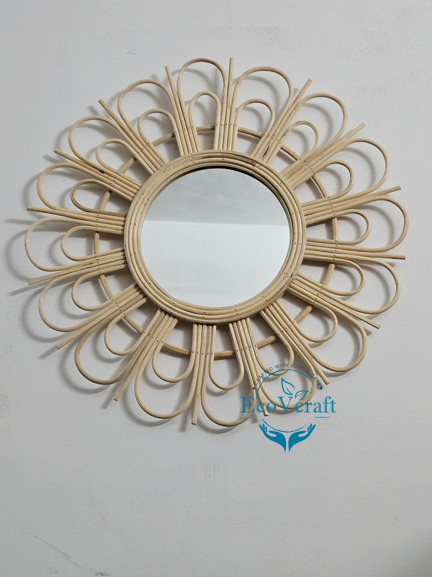 Mandala Rattan Mirror