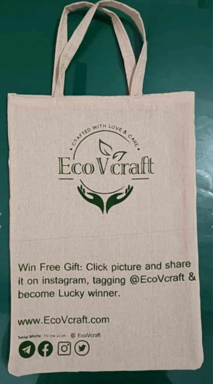 Eco-Friendly Gift Hamper (BOHO SNAIL SHELL SINGLE LAYER BROWN ROUND BAG )