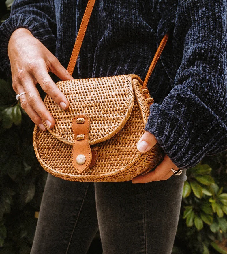 LoomLuxe Sling Brown Crossbody Sling Bag